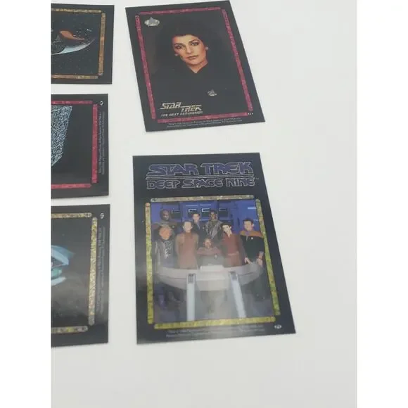 1996 90s STAR TREK LOT OF 10 VENDING MACHINE STICKER PRISM PICARD SPACESHIP - Picture 10 of 10